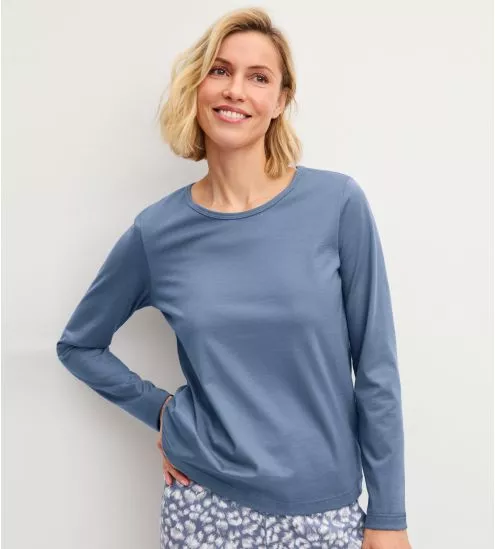 T-shirt manches longues Sleep Over M&M Folkstone Grey