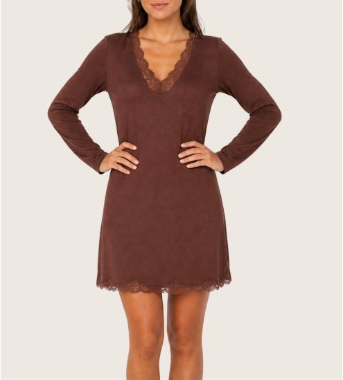 Long-sleeved babydoll...