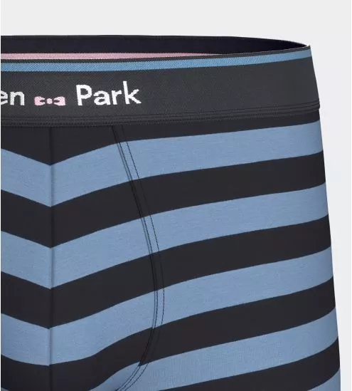 Lot de 2 boxers rayés Infinity Marine