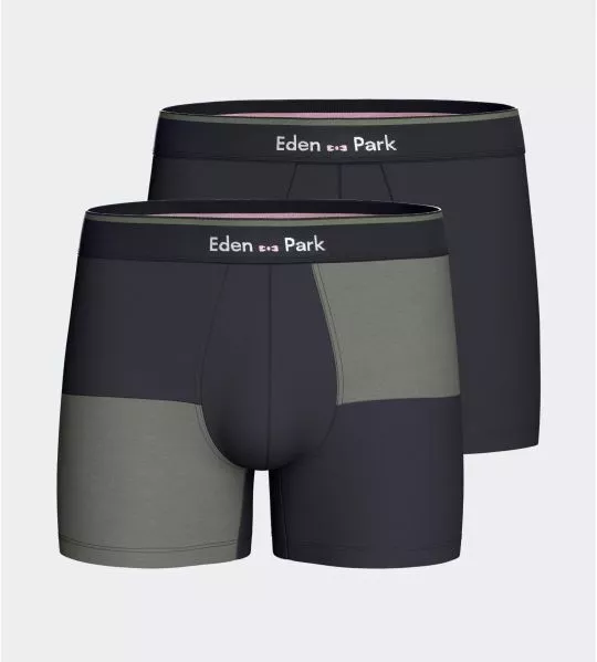 Lot de 2 boxers Basil Marine