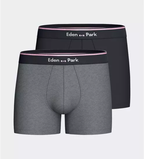 Lot de 2 boxers Gris...