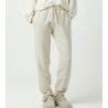 Pantalon de pyjama en maille épaisse beige chiné