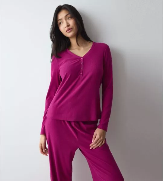 Top à manches longues Mix & Match Red