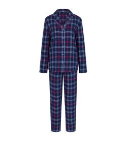 Pyjama à carreaux Boyfriend Blue