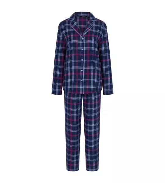 Pyjama à carreaux Boyfriend Blue