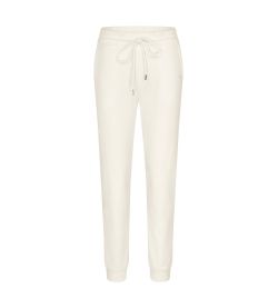 Pantalon en velours côtelé Silk White