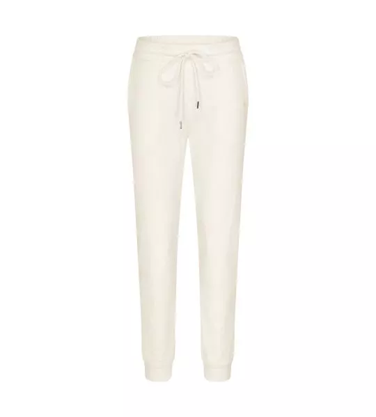 Pantalon en velours côtelé Silk White