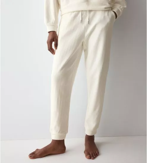 Velvet trousers Silk White