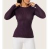 Pull fin ajouré Laine et Soie Barolo