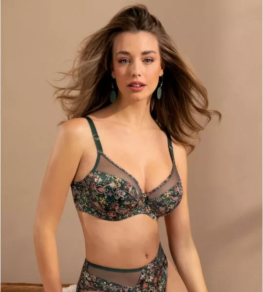 Soutien gorge armatures Bohème Intime Vert Bohème