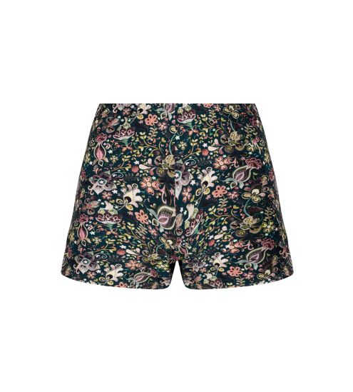 Short de nuit imprimé Bohème Intime Vert Bohème