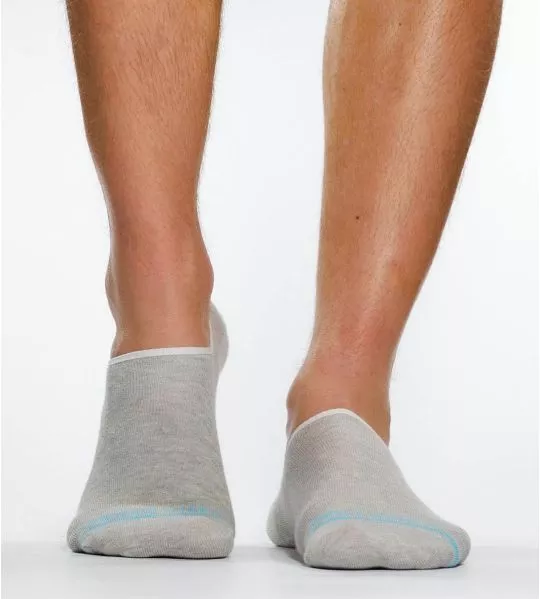 Socquettes grises homme