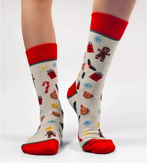 Chaussettes imprimé Noël