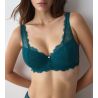 Soutien gorge à coques Amourette Sparkle Teal Green