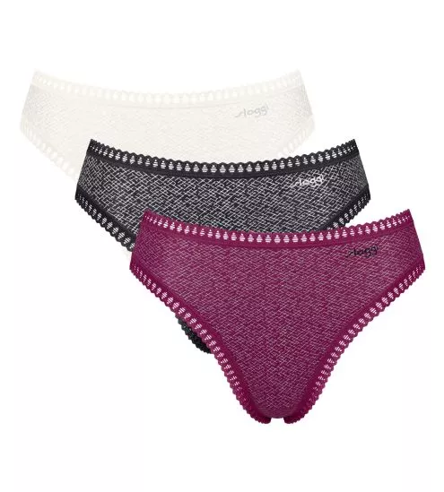 Pack of 3 briefs High Leg...