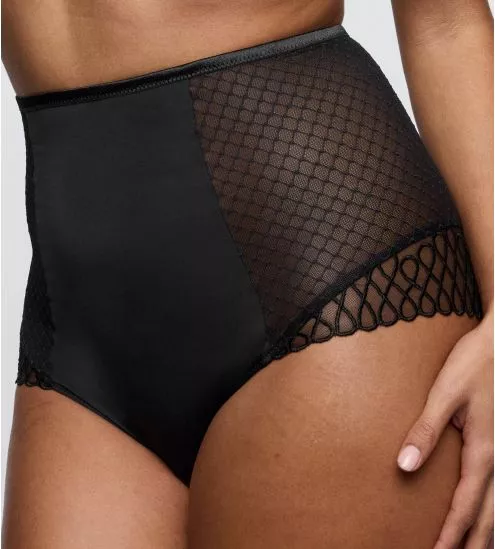 High-waisted retro briefs...