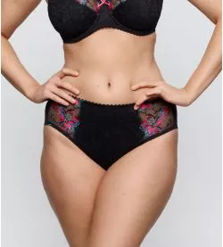 High Waist Brief Miyara Floral Eclipse