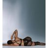 Culotte haute rétro sexy Sheary Noir