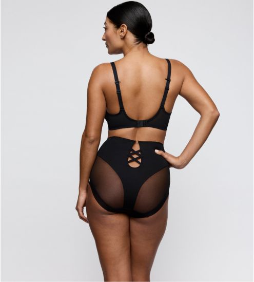 Culotte haute rétro sexy Sheary Noir