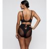 Culotte haute rétro sexy Sheary Noir
