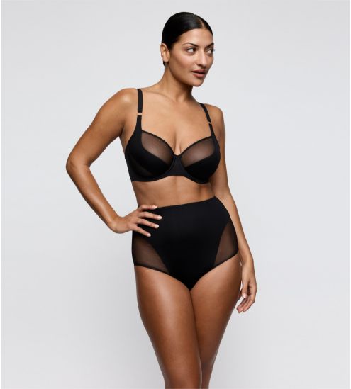 Culotte haute rétro sexy Sheary Noir