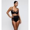 Culotte haute rétro sexy Sheary Noir