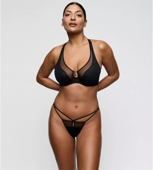 String ficelle sexy Sheary Noir
