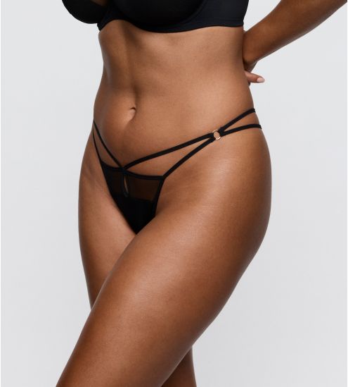 String ficelle sexy Sheary Noir