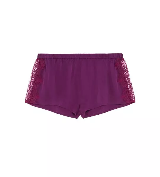 Short de nuit Satin Secrets Mûre