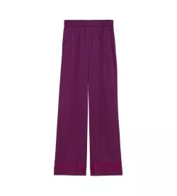 Pantalon de nuit Satin Secrets Mûre
