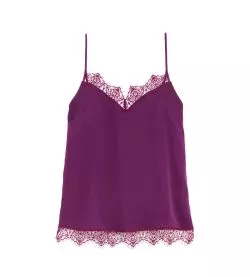 Top de nuit Satin Secrets Mûre