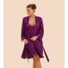Kimono Satin Secrets Mûre