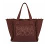 Sac de plage uni Chocolat 