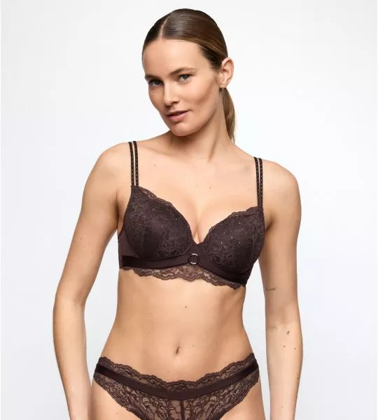 Soutien gorge à coques forme coeur Autumn Bloom