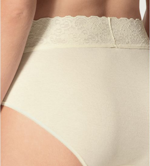 Culotte maxi ceinture dentelle Iconics Crème De Champagne