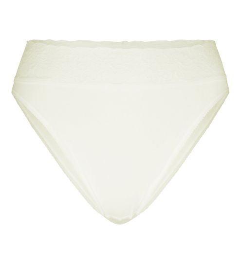 Slip ceinture dentelle Iconics Crème De Champagne
