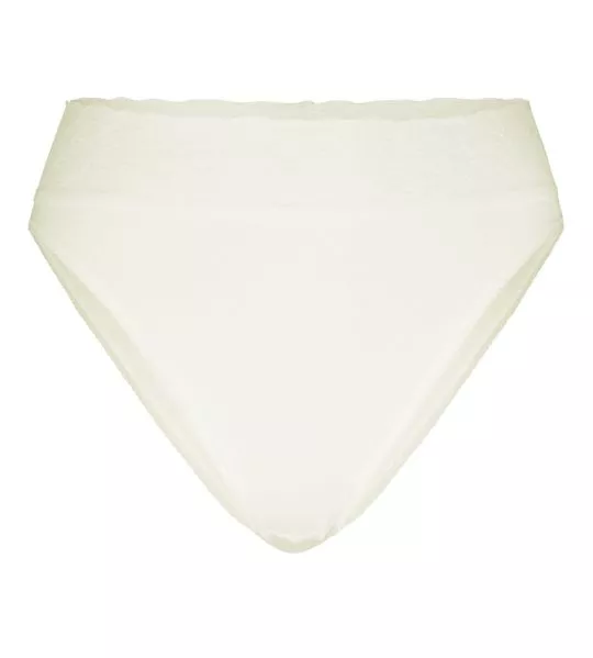 Slip ceinture dentelle Iconics Crème De Champagne