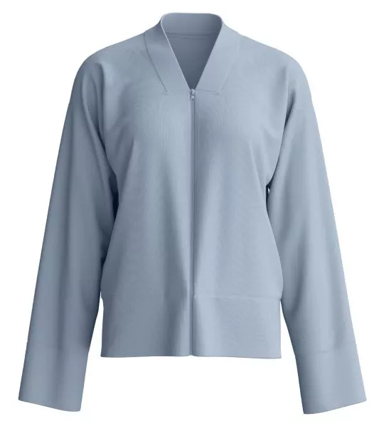 Veste d'intérieur zippée Natural Embrace Passat Grey