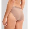 Slip avec bords en satin Cate Timeless Taupe