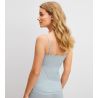 Top bretelles fines Cate Pearl Blue