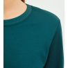 Pyjama femme bords resserrés Midnight Flowers Dark Petrol