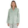 Gilet pour femme en velours vert