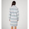 Robe de chambre longue douce Gris