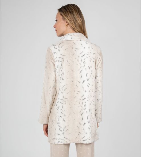 Gilet pilou à fermeture éclair Beige
