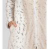 Gilet pilou à fermeture éclair Beige
