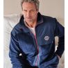 Gilet homme zippé bleu marine