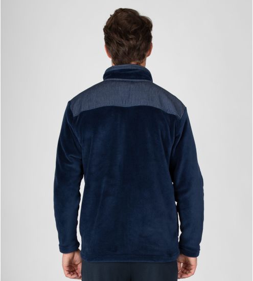 Gilet homme zippé bleu marine