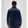 Gilet homme zippé bleu marine