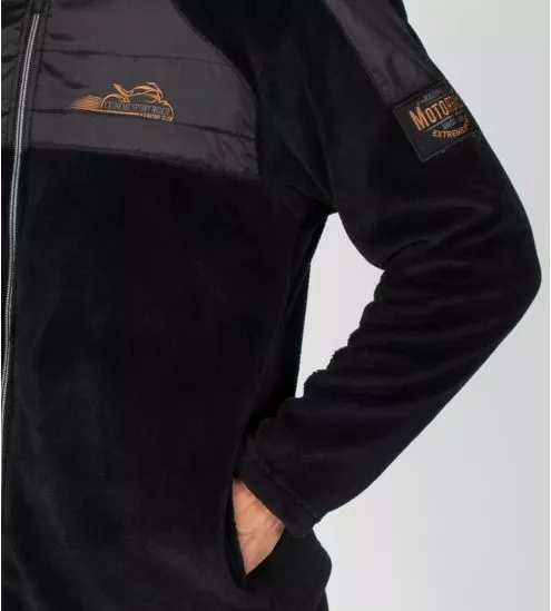 Gilet noir doux pour homme 