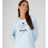 Pyjama polaire chaud femme Bleu Ciel